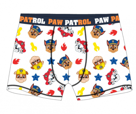 Chlapecké boxerky bílé Paw Patrol 122 / 128 cm