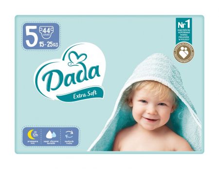 DADA DADA Extra Soft Pleny jednorázové 5 Junior (15-25 kg) 44 ks