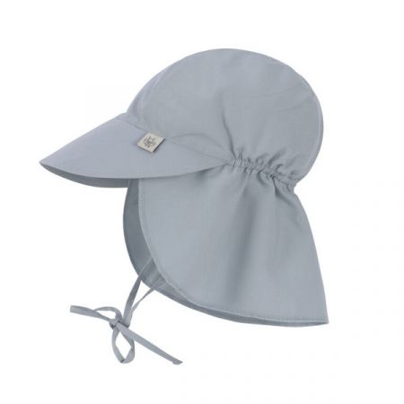 LÄSSIG klobouček s kšiltem SUN PROTECTION FLAP HAT Light Blue 19-36m