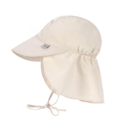 LÄSSIG klobouček s kšiltem SUN PROTECTION FLAP HAT Milky 19-36m