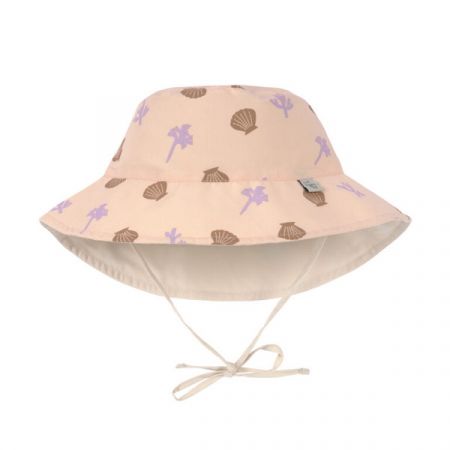 LÄSSIG oboustranný klobouček SUN PROTECTION BUCKET HAT Corals Peach Rose 19-36m