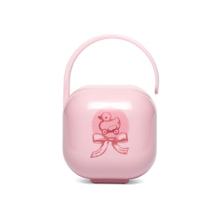 SUAVINEX | KRABIČKA na dudlík TOYS - RŮŽOVÁ