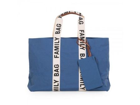 Childhome Cestovní taška Family Bag Canvas-Indigo