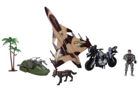 Vojenský set s figurkami - II.jakost