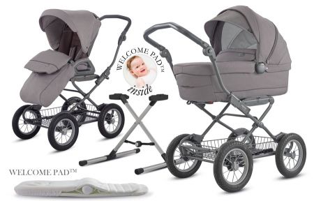 Inglesina Sofia Duo 2018 Sideral Grey s podvozkem Bike Barva: šedé