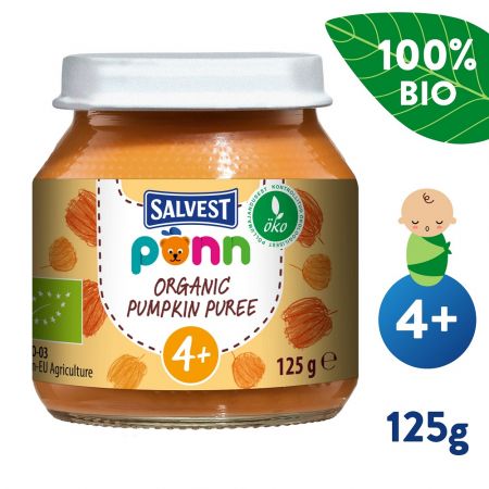 SALVEST Salvest Pönn BIO Dýňové pyré (125 g)