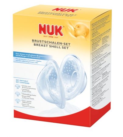 NUK Set speciálních prsních kloboučků 6ks