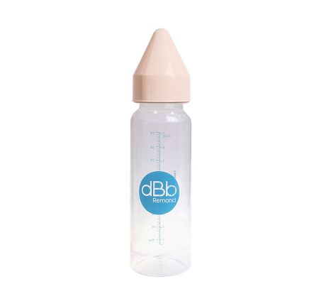 dBb Remond dBb kojenecká lahvička PP 270 ml, savička NN. Kaučuk, Pink Barva: růžové