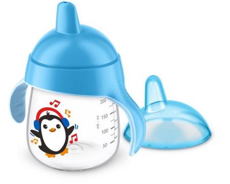 Philips AVENT Hrneček pro první doušky Premium 260 ml modrý