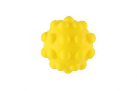 Teddies Míček svítící gumový 7cm Žlutý