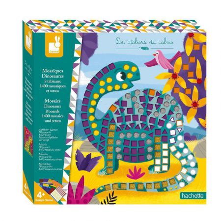 Janod Mozaika Dinosauři Atelier Sada Maxi 4+
