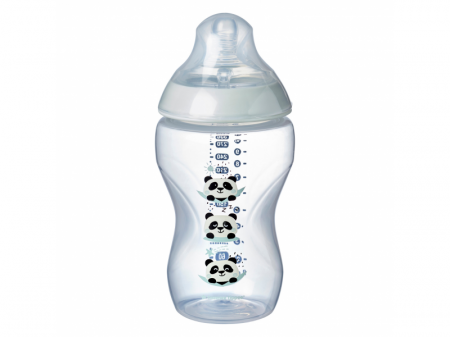 Tommee Tippee Kojenecká láhev C2N potisk Girl 340ml 3m+