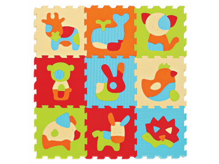 Ludi Puzzle pěnové 90x90 cm Zvířátka
