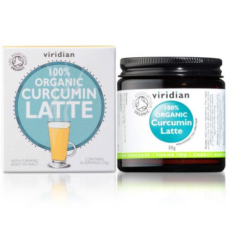 Kurkuminové Latte Organic Viridian 30g