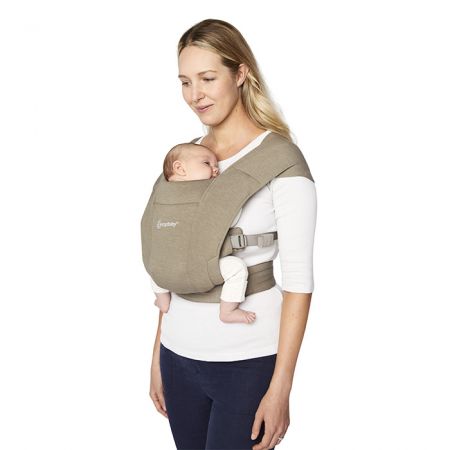 ERGOBABY | Nosítko Embrace - soft knit - Soft olive