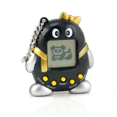 KIK Hračka Tamagotchi elektronická hra zvíře černá KX9720_5