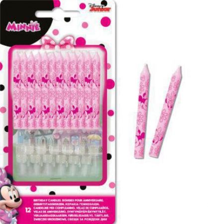 Procos  Svíčky Minnie Mouse 12 ks