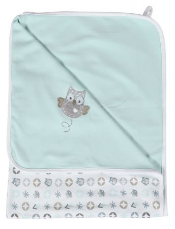 Bebe-Jou Multifunkční pléd Bébé-Jou Owl Family Barva: Mentolová