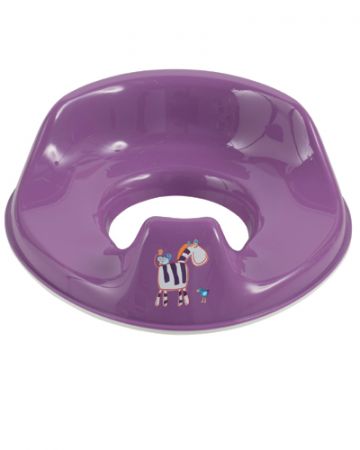 Bebe-Jou Tréninkové sedátko na toaletu Bébé-Jou Ziggy zebra fialový Vzor: Ziggy Zebra