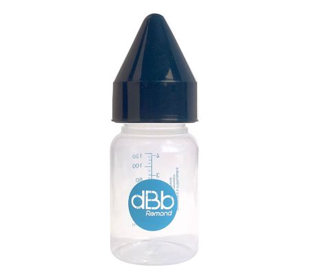 dBb Remond dBb kojenecká lahvička PP 120ml, savička kaučuk, NN, Dark Blue Barva: modré