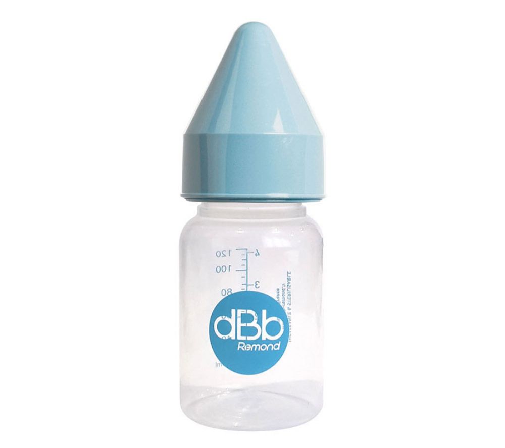 dBb Remond dBb kojenecká lahvička PP 120ml, savička kaučuk, NN, barva Sky Blue Barva: modré