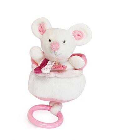 Doudou et Compagnie Paris | Doudou Plyšová hudební hračka 20 cm myš DS23576981