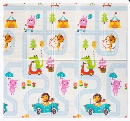 Kidsee Milly Mally Skládací pěnová podložka, 197 x 177cm - Play Street