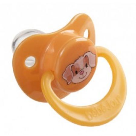 Bebe-Jou Dudlík-silikon 6+M Bébé-Jou Max meruňka Barva: oranžové