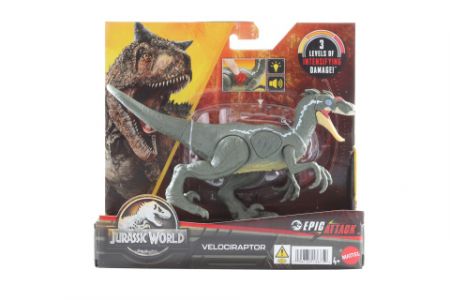 Jurský svět Velociraptor se světly a zvuky HNC11 DS96599700