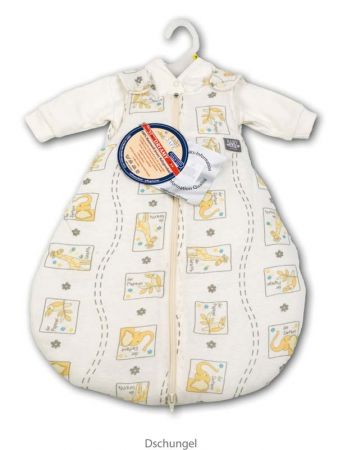 Aro - Artländer Aro novorozenecký spací vak 3v1 BabySafe Trolly jerzej Džungle v.50/56