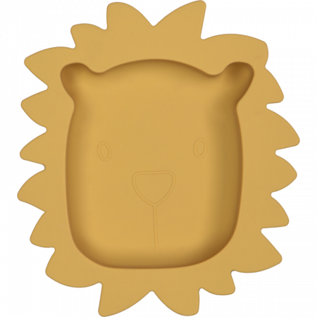 TRYCO Silikonový talířek Lion, Honey Gold