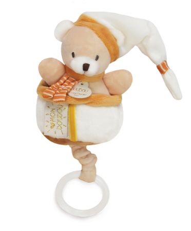 Doudou et Compagnie Paris | Doudou Plyšová hudební hračka 20 cm medvěd DS78876106