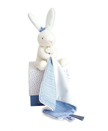 Doudou et Compagnie Paris | Doudou Dárková sada - králíček námořník s muchláčkem 10 cm DS25042993