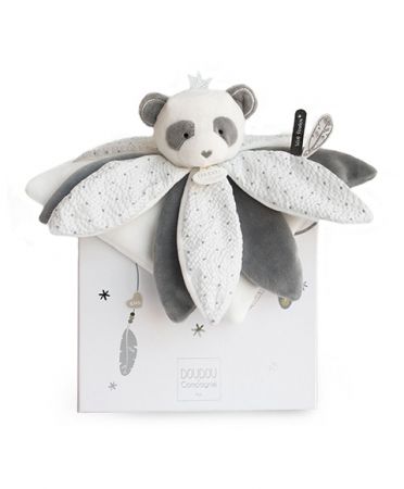 Doudou et Compagnie Paris | Doudou Dárková sada - plyšový usínáček panda 26 cm DS96662176