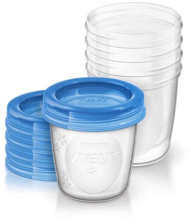 Philips AVENT VIA pohárky s víčkem 180 ml, 5 ks