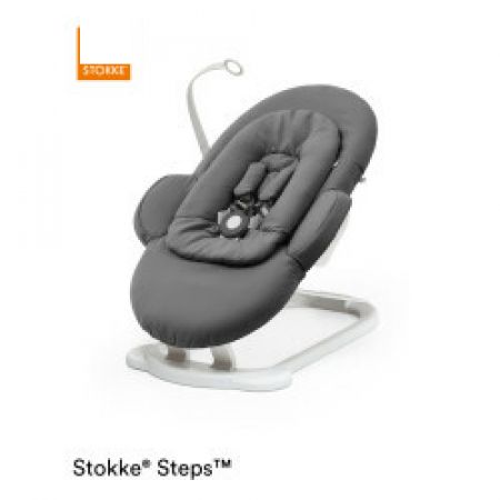 Stokke Steps lehátko Herringbone Grey/White