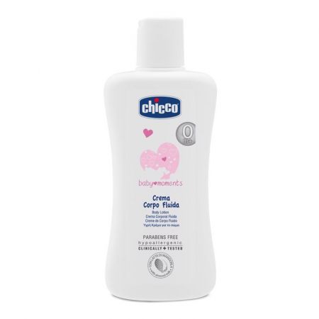 Chicco Mléko jemné hydratační tělové, 200 ml