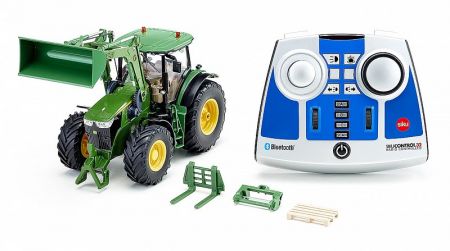 SIKU Control - Bluetooth, John Deere s předním nakladačem a dálkovým ovladačem DS53414345