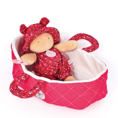 Doudou Jolijou Paris | Doudou Julijou Panenka v růžové přenášecí tašce 20 cm DS36266906