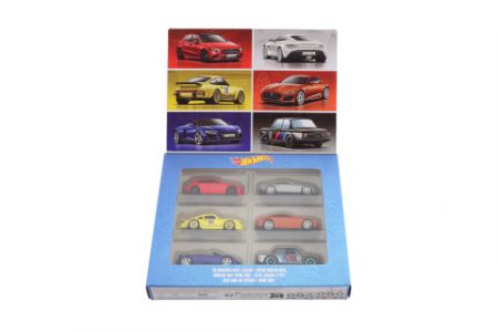 Hot Wheels 6ks Tematický angličák-Evropští závoďáci HLK51 DS74467426