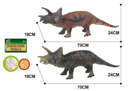 Alltoys Dinosaurus měkký Triceratops 70 cm