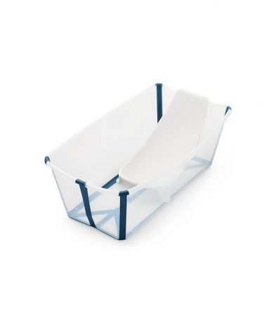 Stokke Flexi Bath Vanička s lehátkem-Transparent Blue