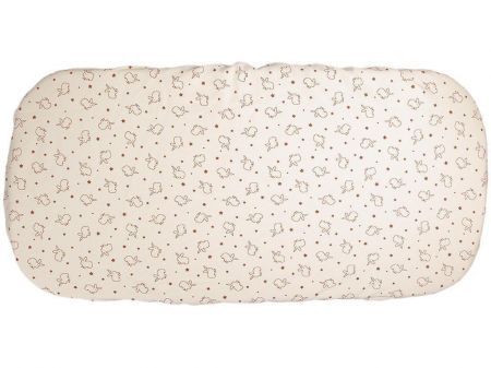 Kaarsgaren Bio-bavlněné prostěradlo do kočárku 35 x 75 cm Králíci