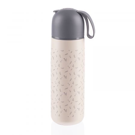 Termoska na tekutiny se silikonovým držákem 400 ml, Flowers (Flowers)