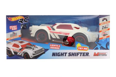 Hot Wheels Nights Shifter 2,4 GHz-auto na dálkové ovládání DS24828090