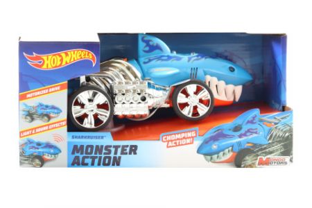 Hot Wheels Monsters Action Sharkruiser-auto na baterie DS23190624