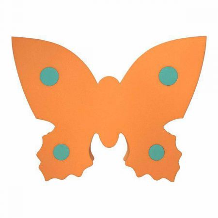 Comfy Plavecká deska Motýl 390x300x38 mm Oranžová
