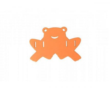 Comfy Plavecká deska Žabka 390x300x38 mm Oranžová