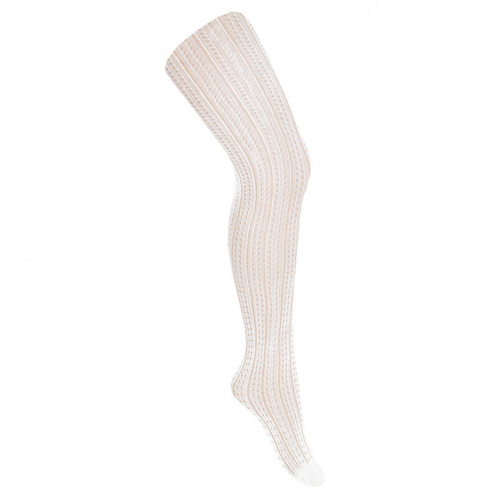 Cóndor Condor punčocháče s háčkováním 45791_200 Velikost: 12 / 39 - 41 (40 - 55 kg)