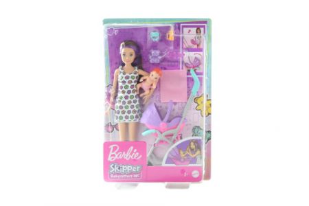 Barbie Barbie Chůva herní set Kočárek GXT34 DS64282688